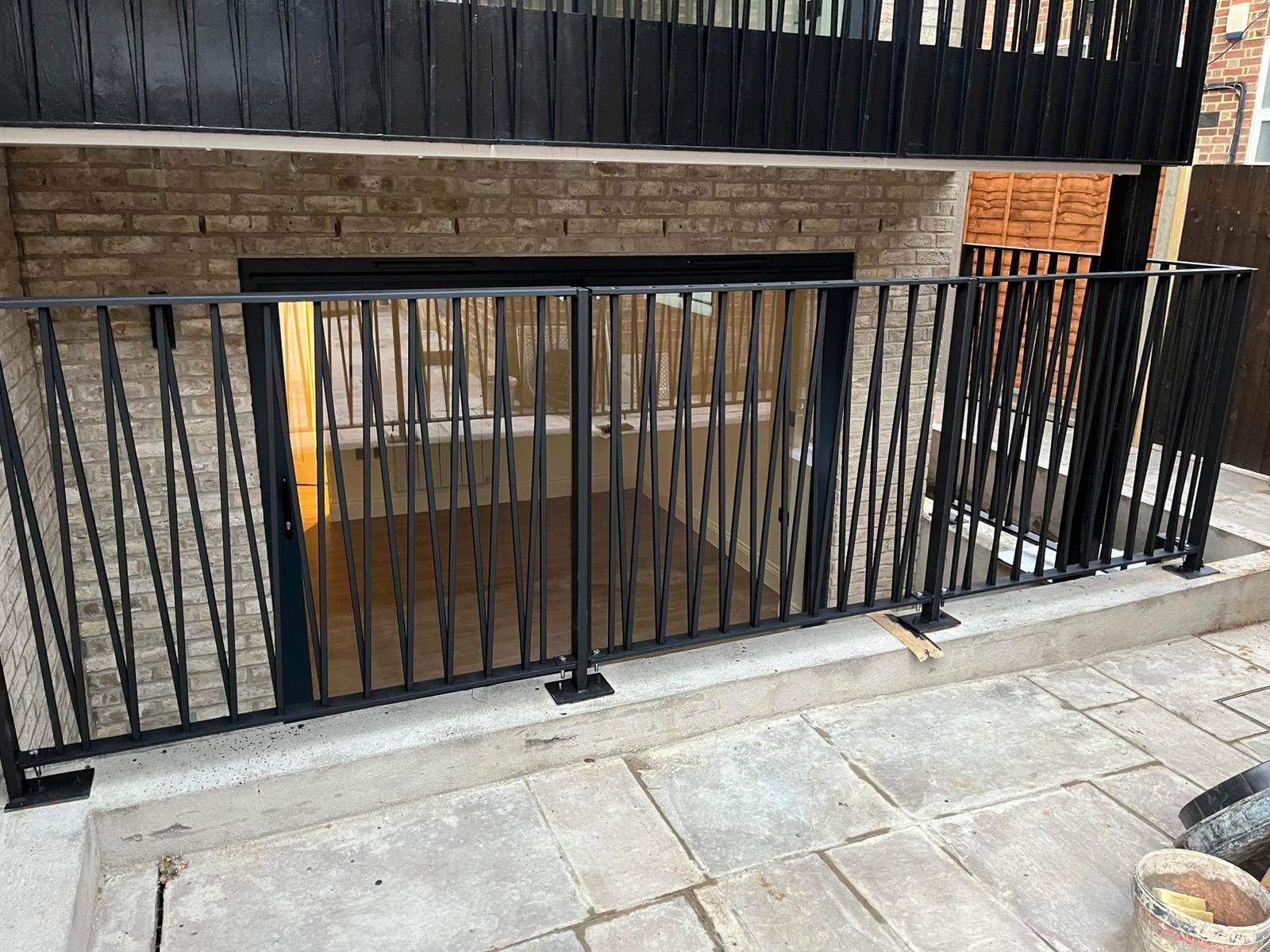 Terrace and paved patio area completed.